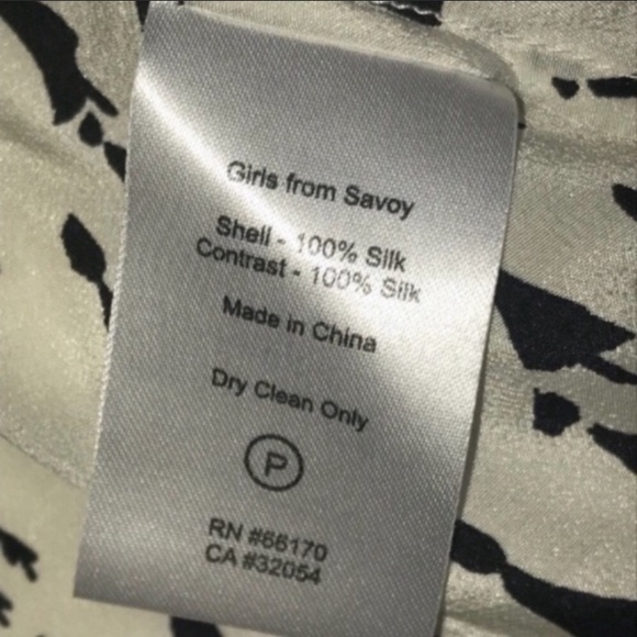 Anthropologie Girls Of Savoy Size 2 Silk Silhouette Tank - Picture 6 of 6